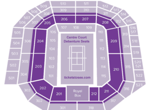 Wimbledon Centre Court Seating Plan