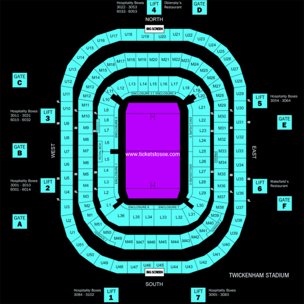 England v New Zealand Rugby Tickets 2024, England v All Blacks