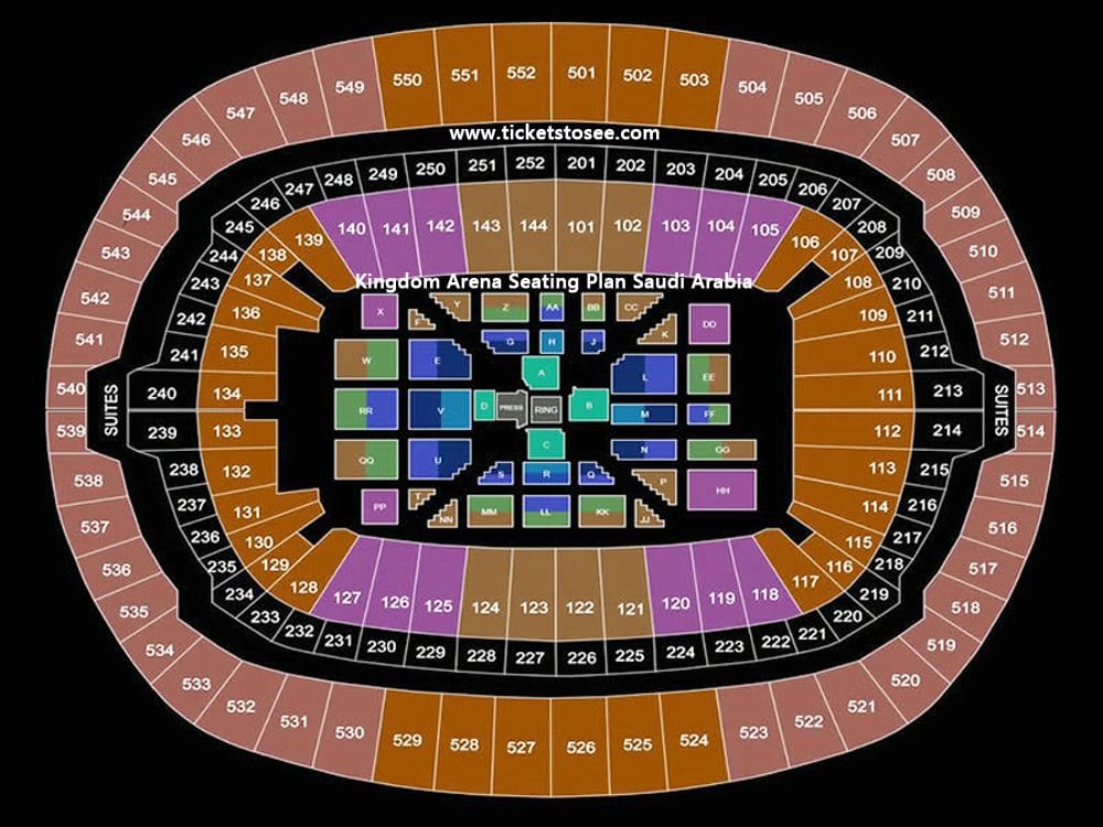 Fury v Usyk Tickets KINGDOM ARENA, RIYADH, SAUDI ARABIA